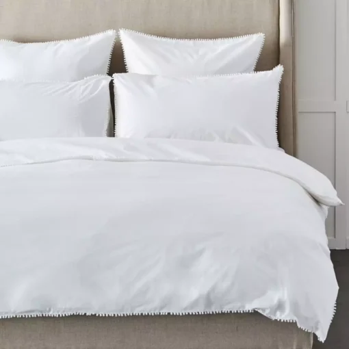 Kent Quilt Cover - White -Cozy Comfort Shop kent 1